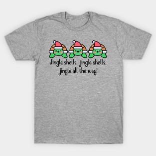 Jingle Shells Christmas Turtles T-Shirt